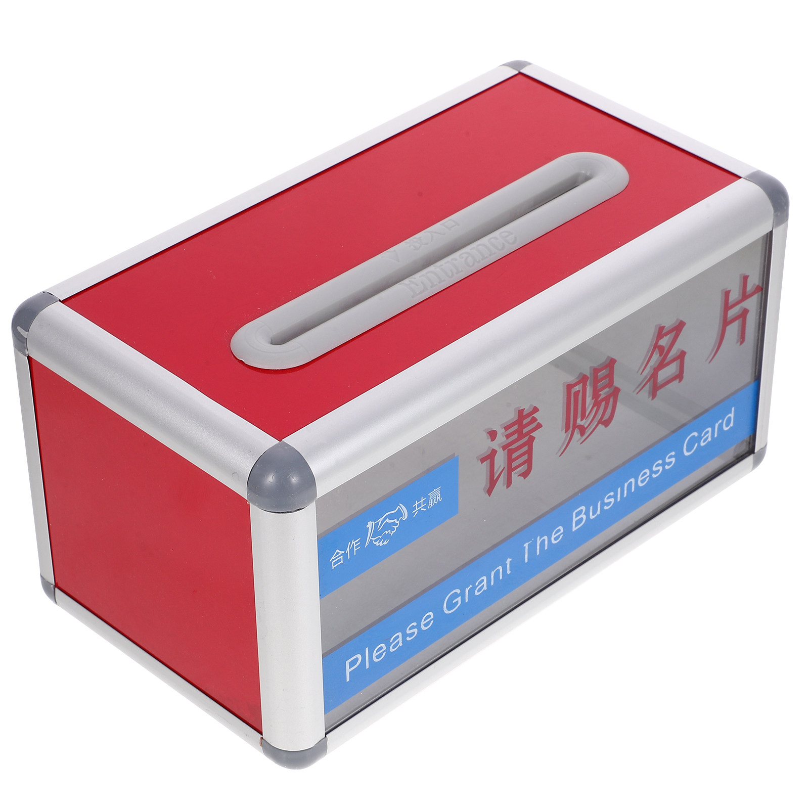Travel Accessories Holder - Premium Aluminum Business Card Box Holder