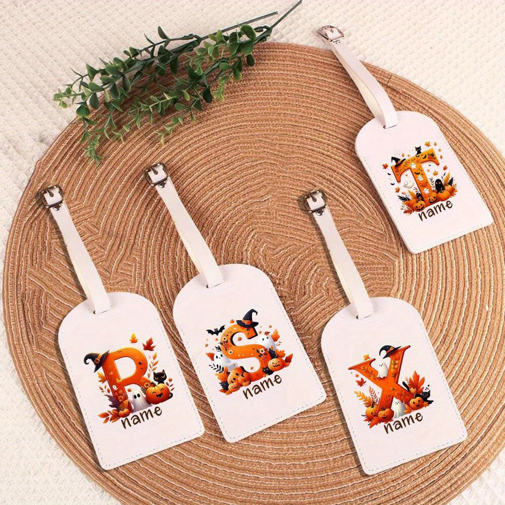 Travel Accessories As Gifts - Custom Halloween-Themed Luggage Tag Featuring a
