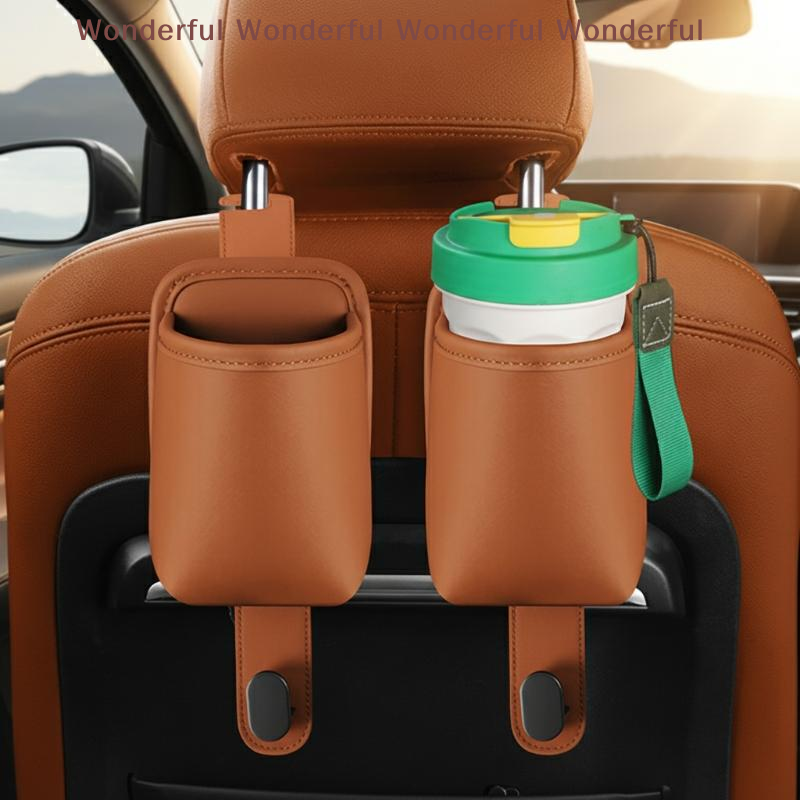 Travel Accessories For Car - Premium Car Seat Back Cup Holders