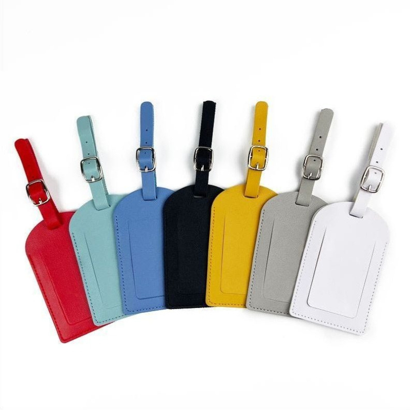 Women Men Luggage Tags PU Leat – Travel Accessories Gadget recenzja i cena