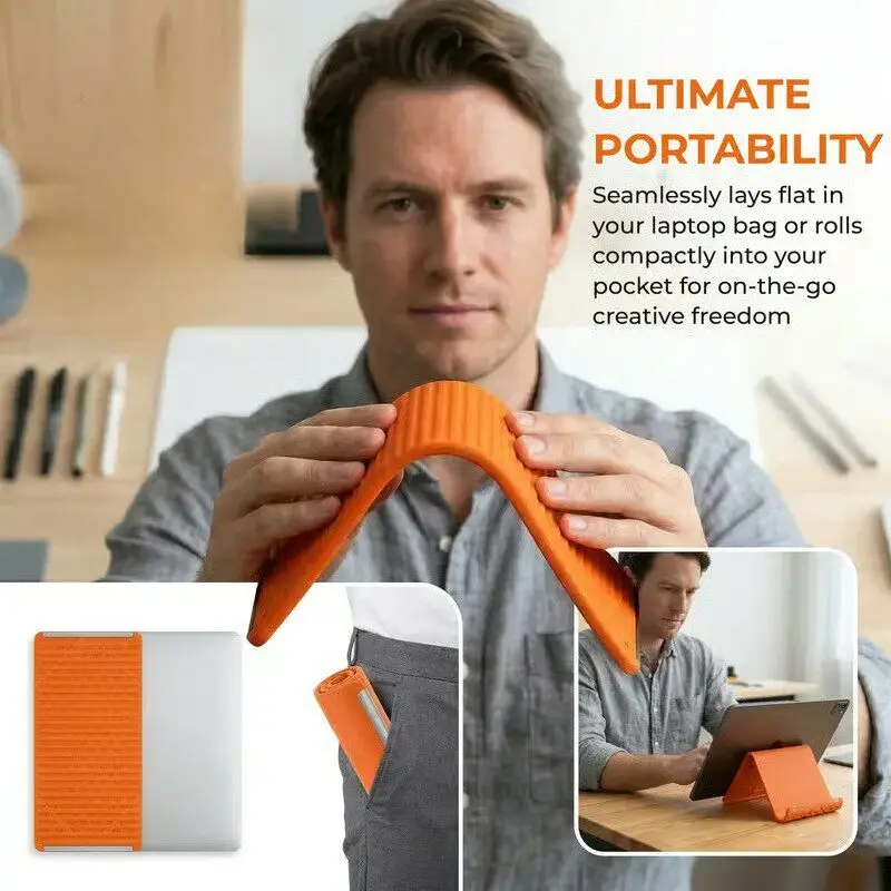 Silicone Foldable Phone Stand  – Travel Accessories Holder recenzja i cena