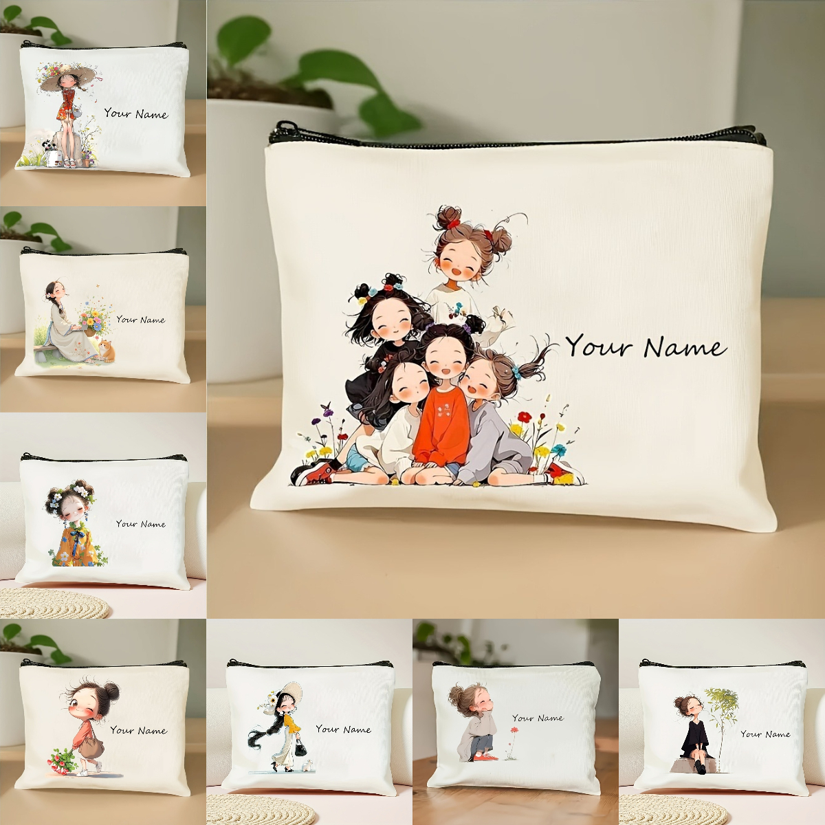 Korean-Style Anime Girl Makeup – Travel Accessories Gifts recenzja i cena