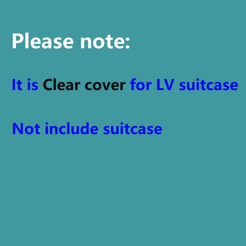 Transparent Cover for LV Suitc – Travel Accessories Lv recenzja i cena