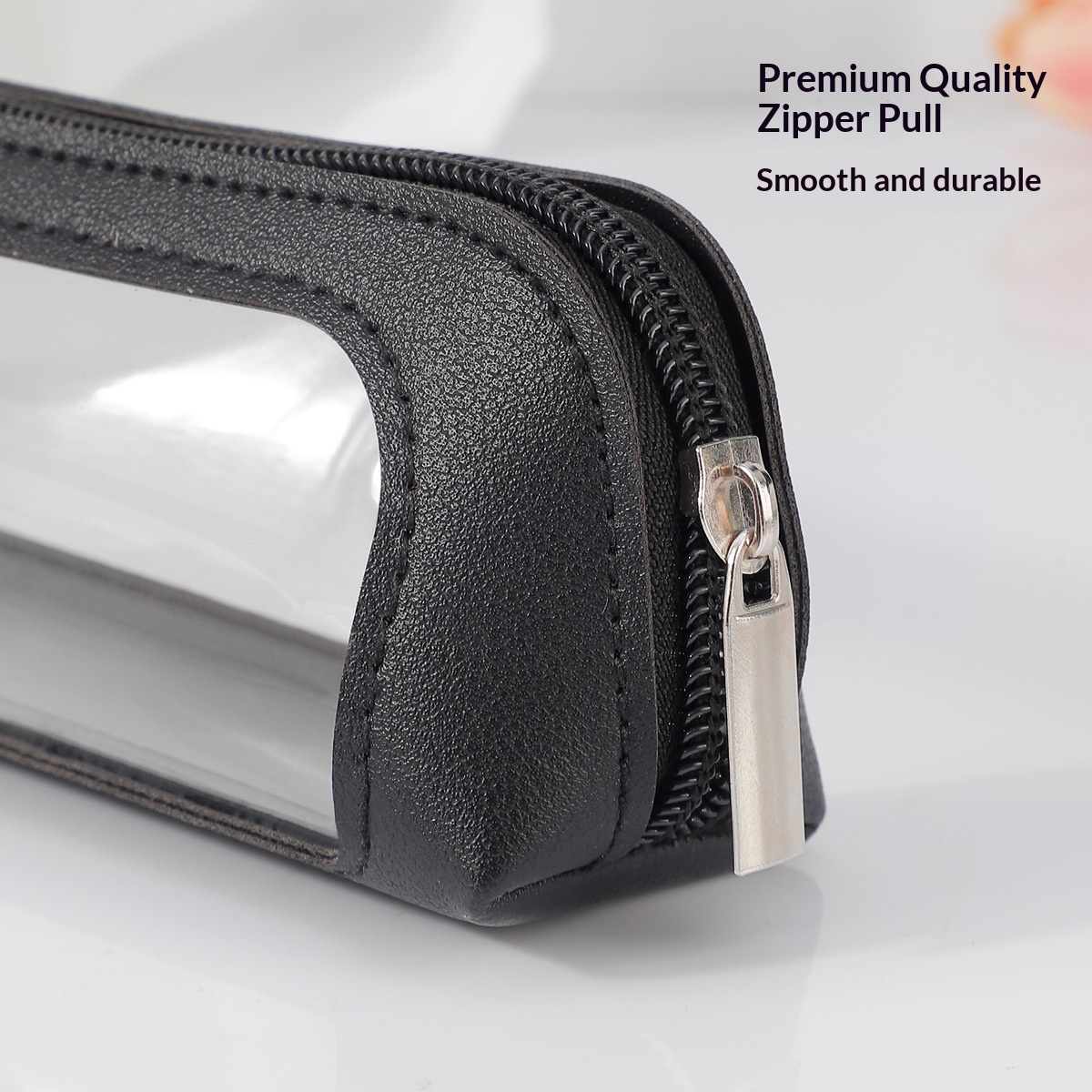 Small Clear PU Leather Travel  – Travel Accessories Organizer Bag recenzja i cena
