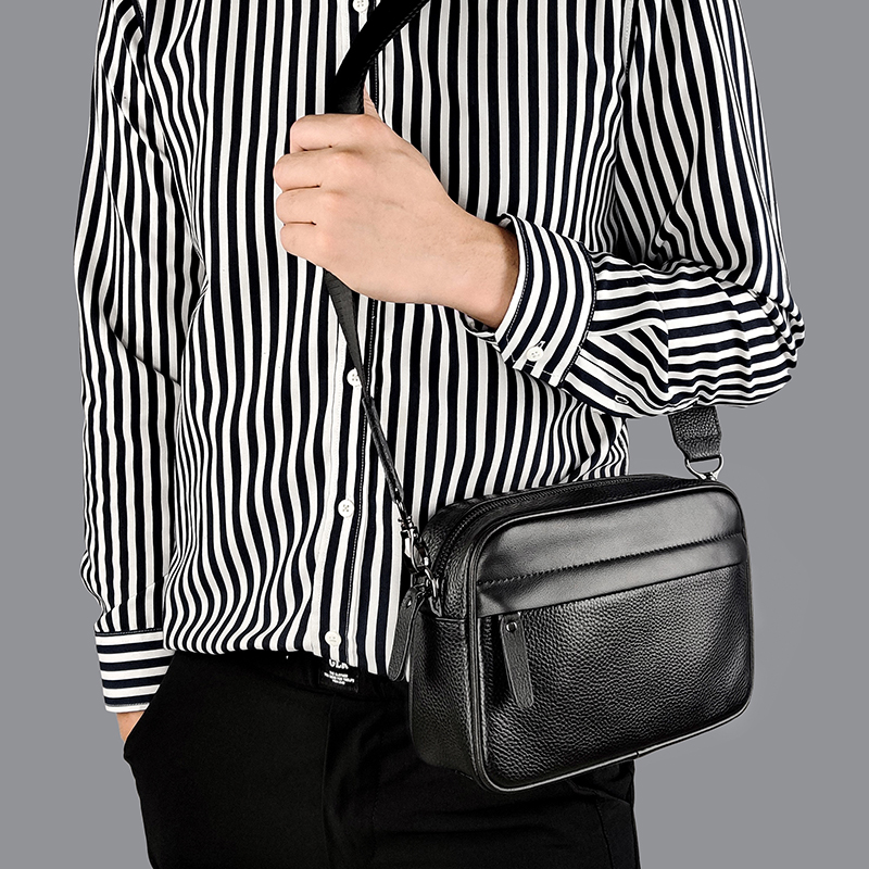 Men's Genuine Leather Shoulder – Travel Accessories Tech recenzja i cena
