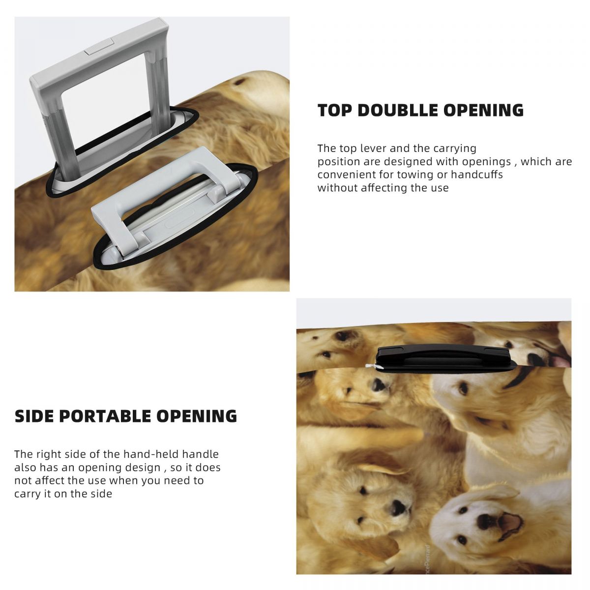 Golden Dog Suitcase Cover Anim – Travel Accessories To 3D Print recenzja i cena