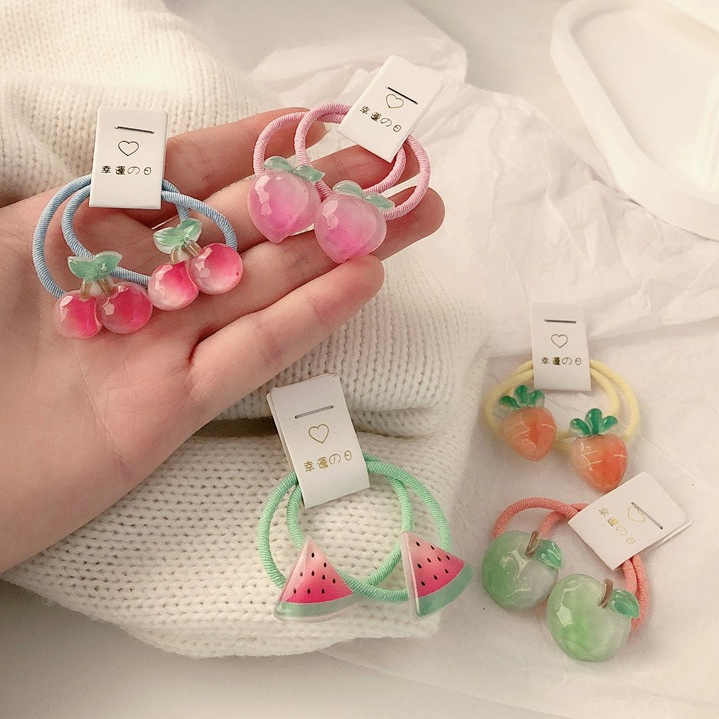 Kids Carrot Hair Ties 5 Pair N – Travel Accessories For 4 Year Old recenzja i cena