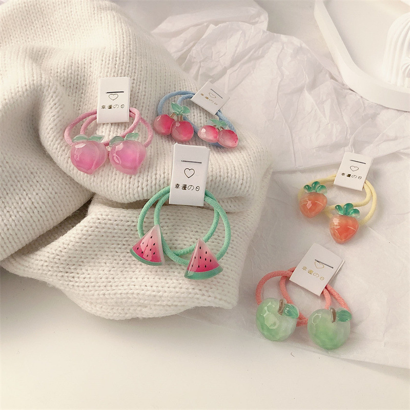 Kids Carrot Hair Ties 5 Pair N – Travel Accessories For 4 Year Old recenzja i cena
