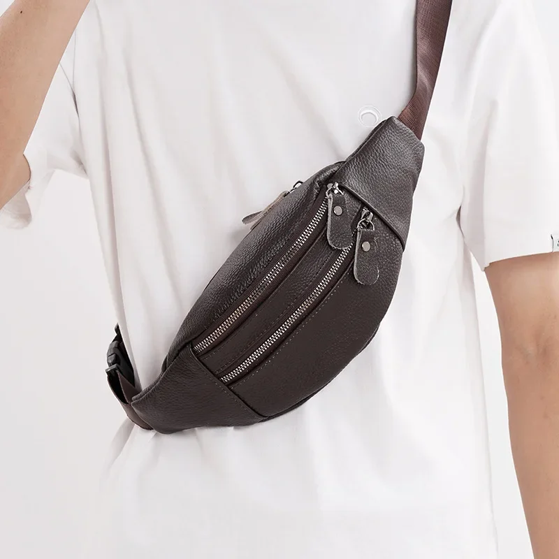 Genuine Leather Men’s Waist Ba – Travel Accessories Tech recenzja i cena