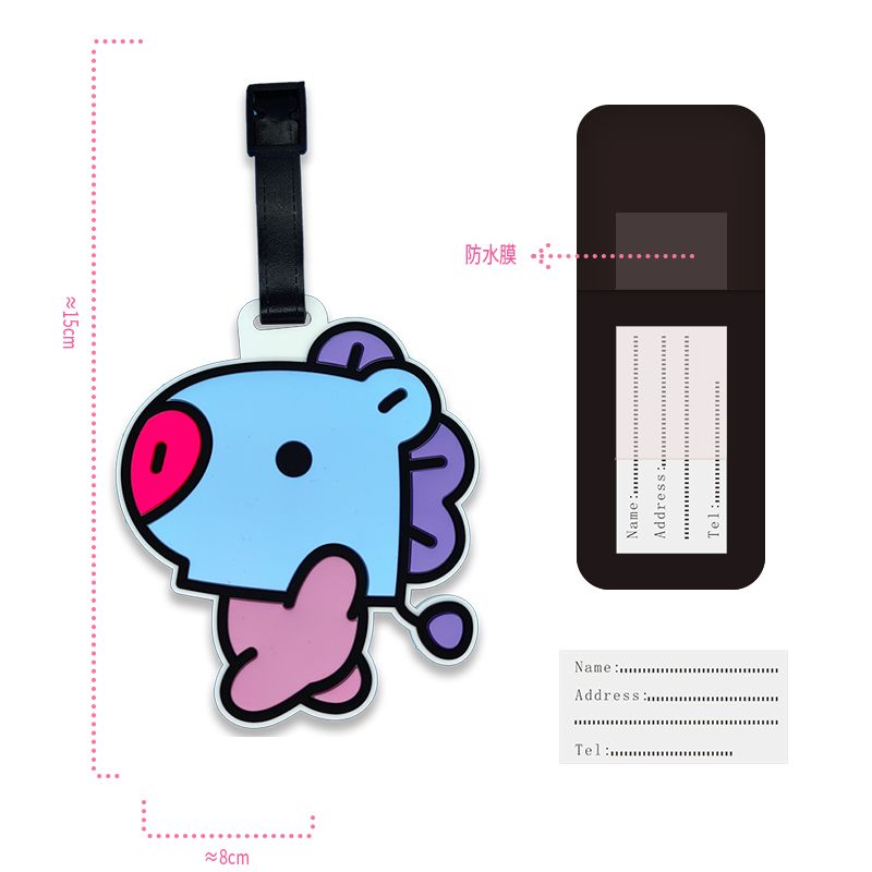 BT21 cartoon cute keychain Kaw – Travel Accessories Gifts recenzja i cena