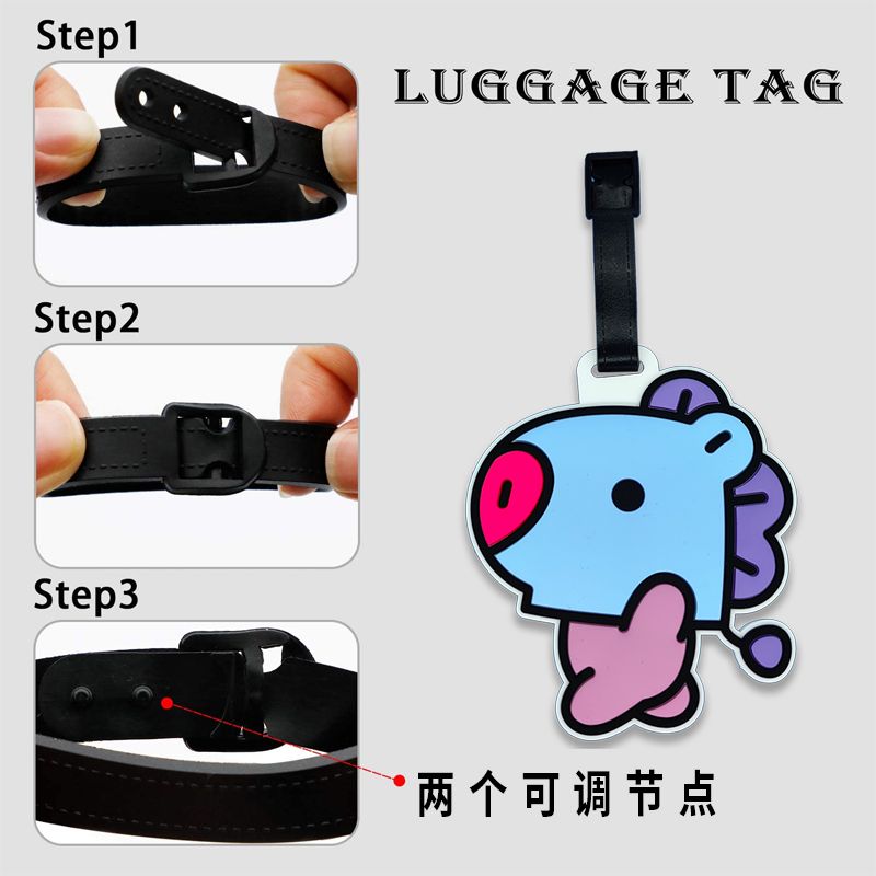 BT21 cartoon cute keychain Kaw – Travel Accessories Gifts recenzja i cena