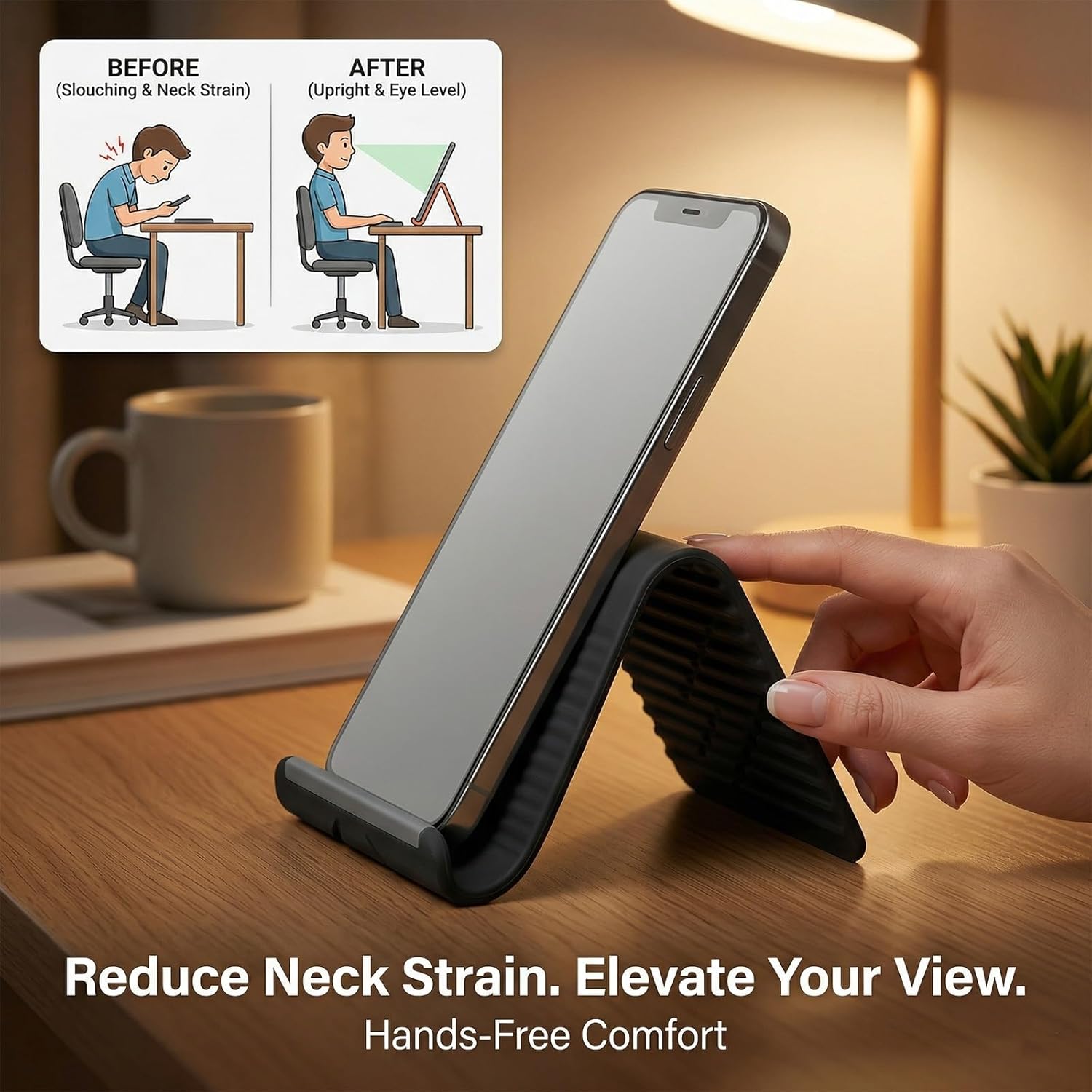 Lazy Portable Phone Stand Sili – Travel Accessories Holder recenzja i cena