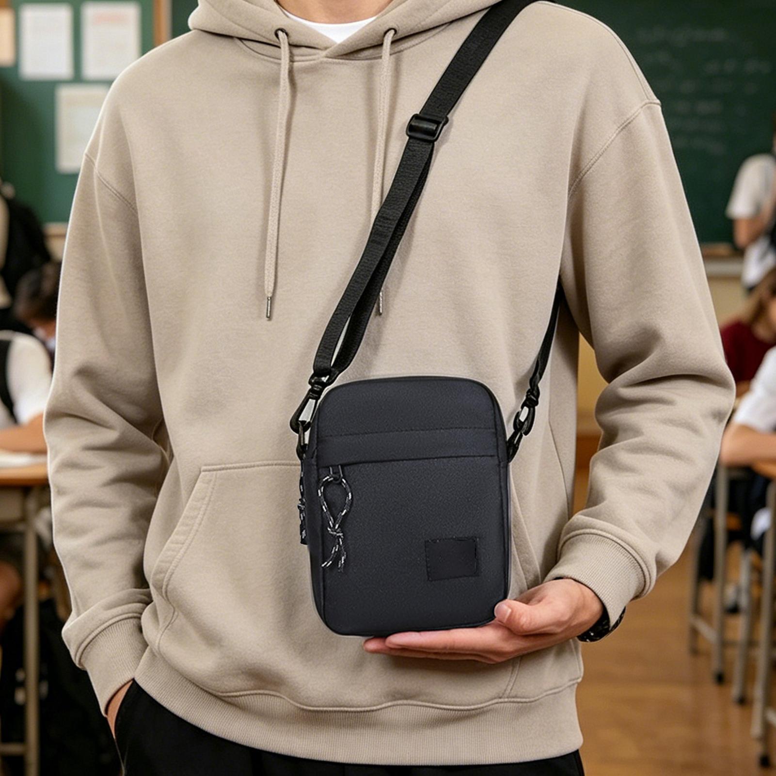 Men's Compact Shoulder Bag Fas – Travel Accessories Tech recenzja i cena