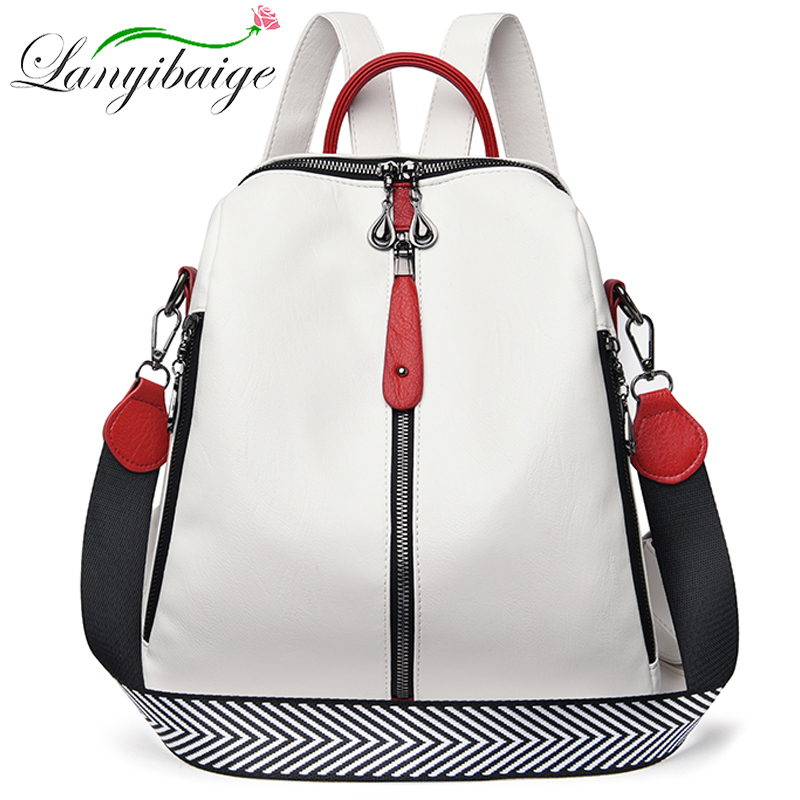 Fashion Backpack Women Soft Le – Travel Accessories Holder recenzja i cena