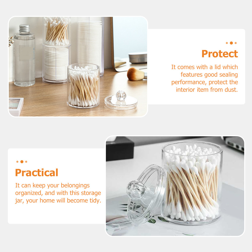 Clear Cotton Ball Dispenser Co – Travel Accessories Holder recenzja i cena