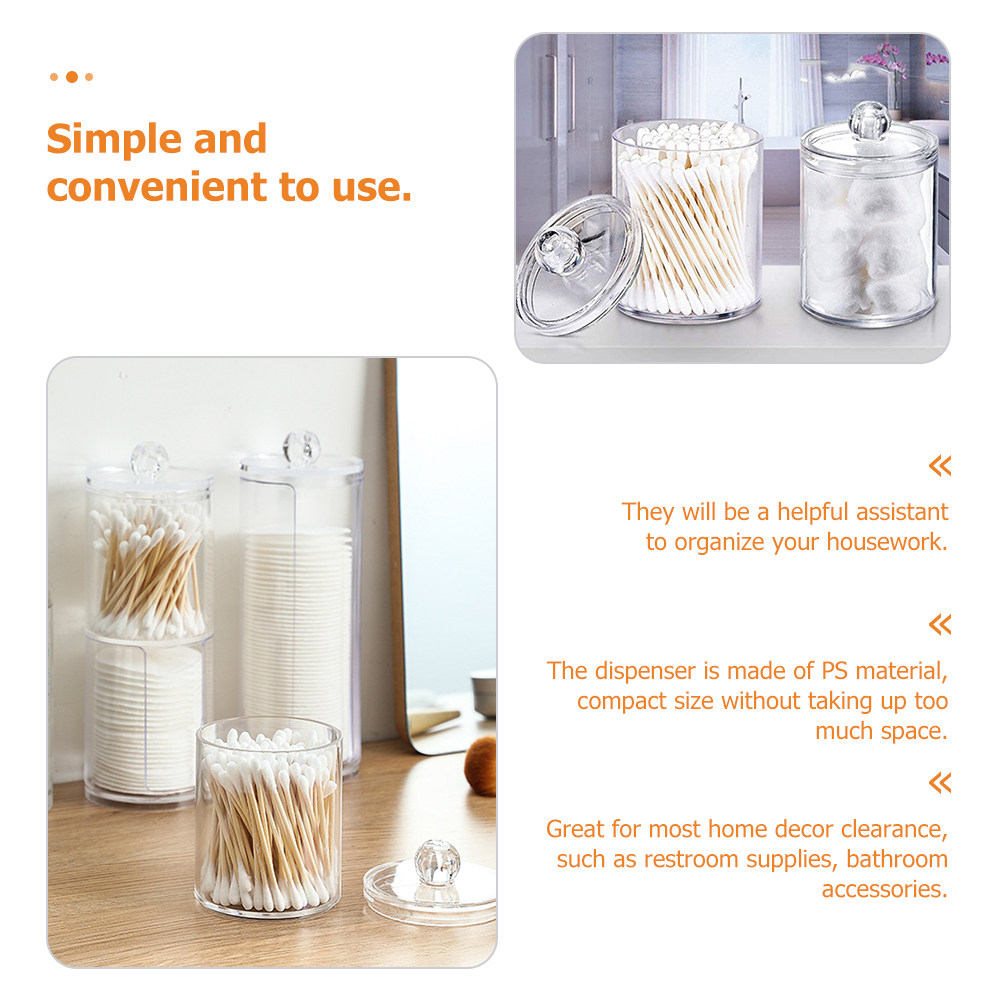 Clear Cotton Ball Dispenser Co – Travel Accessories Holder recenzja i cena