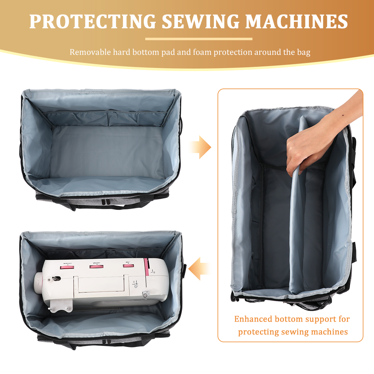 KOKNIT Sewing Machine Carrying – Travel Accessories Organizer Bag recenzja i cena