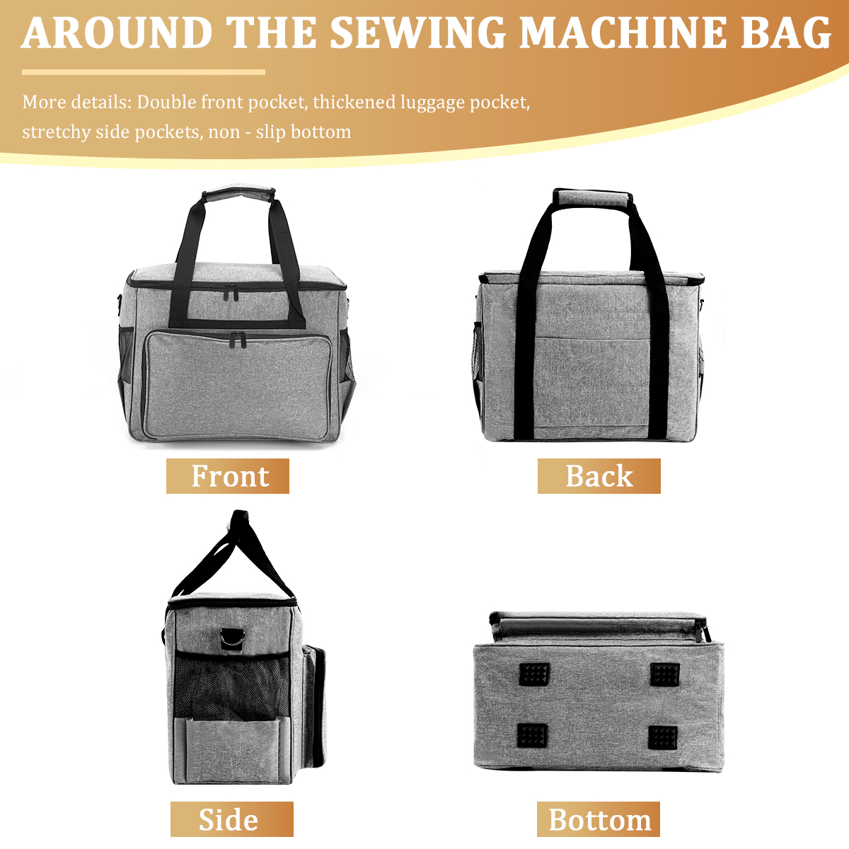 KOKNIT Sewing Machine Carrying – Travel Accessories Organizer Bag recenzja i cena