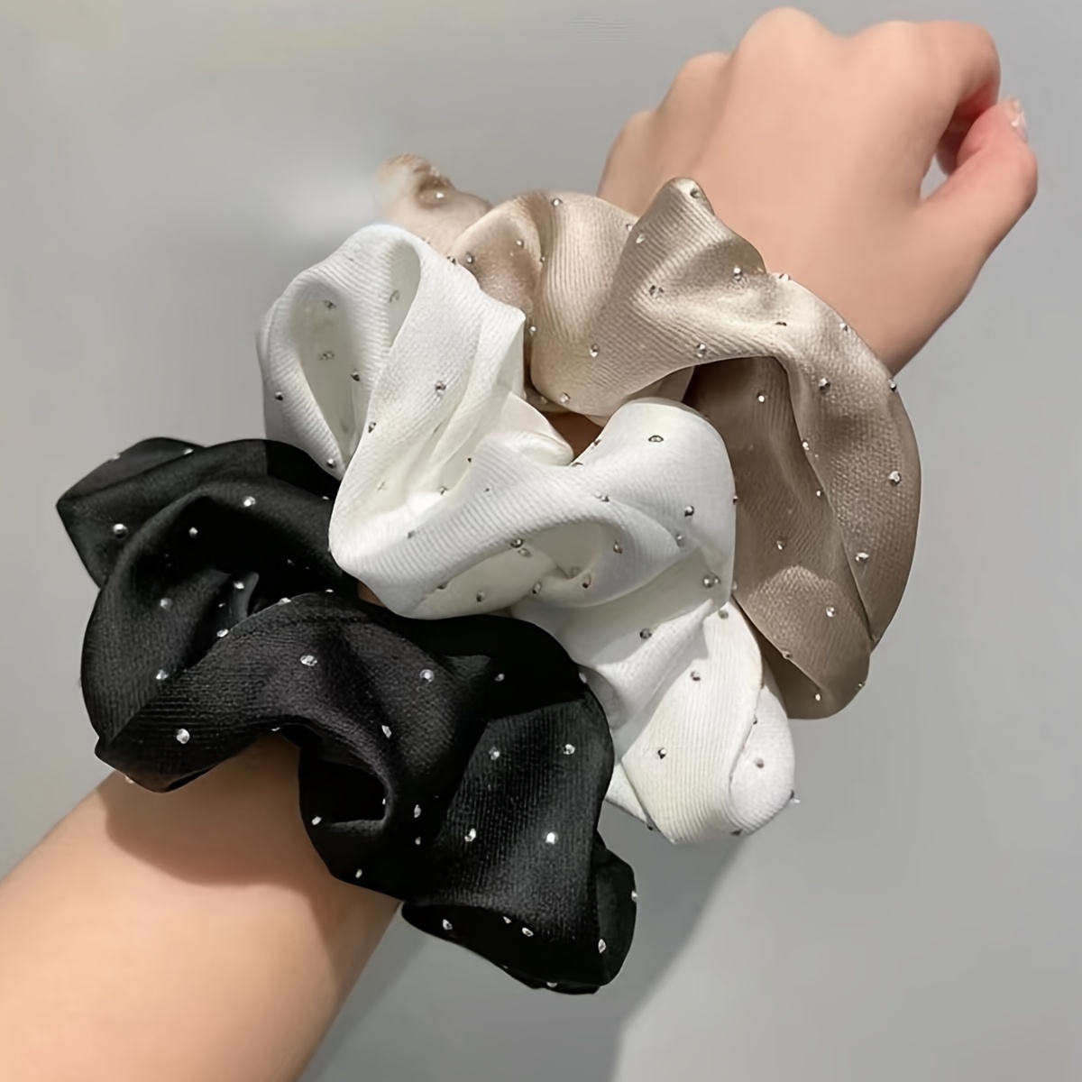 1/3PCS Satin Scrunchies With R – Travel Accessories Comfort recenzja i cena