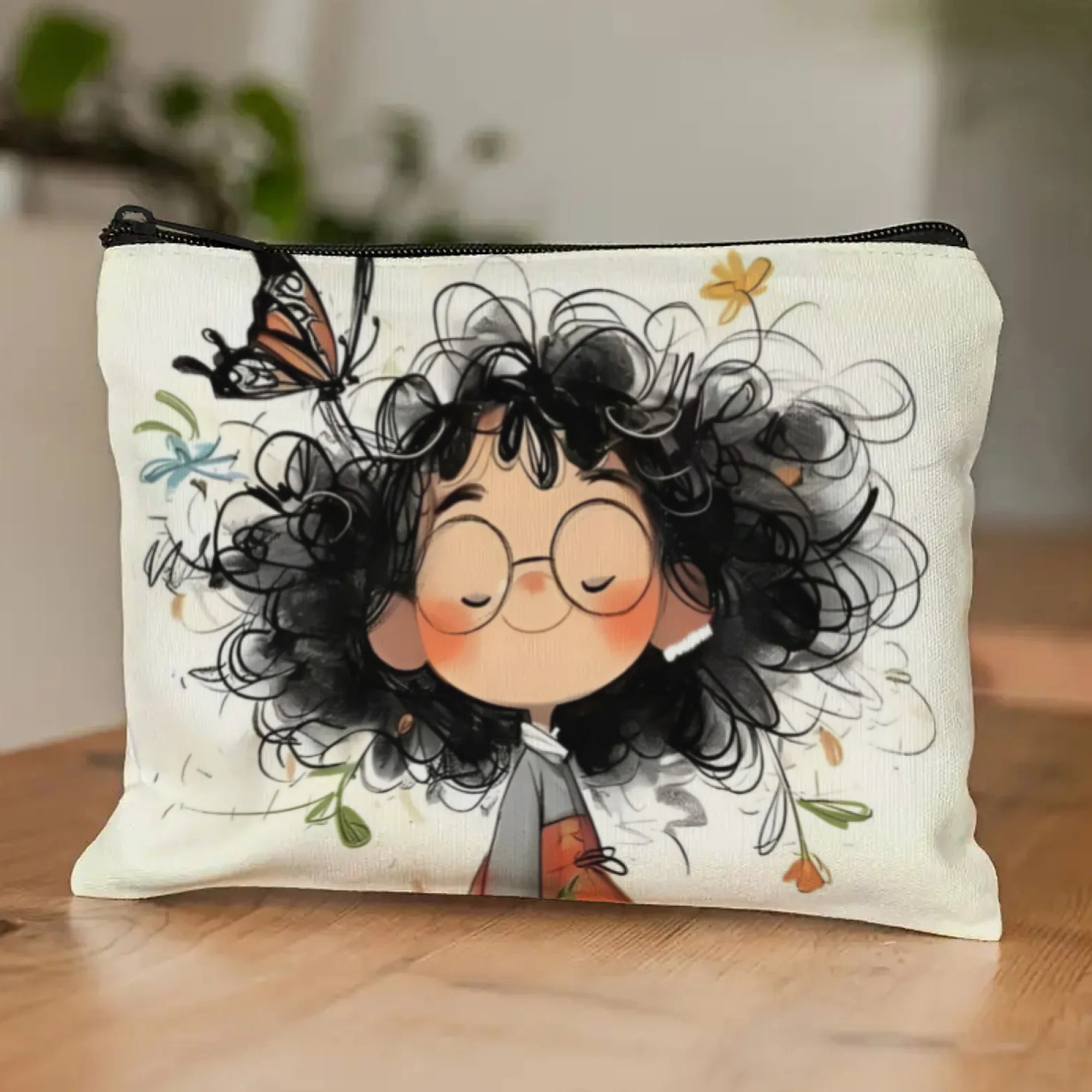 Cartoon Girl Makeup Bag Zipper – Travel Accessories Organizer Bag recenzja i cena