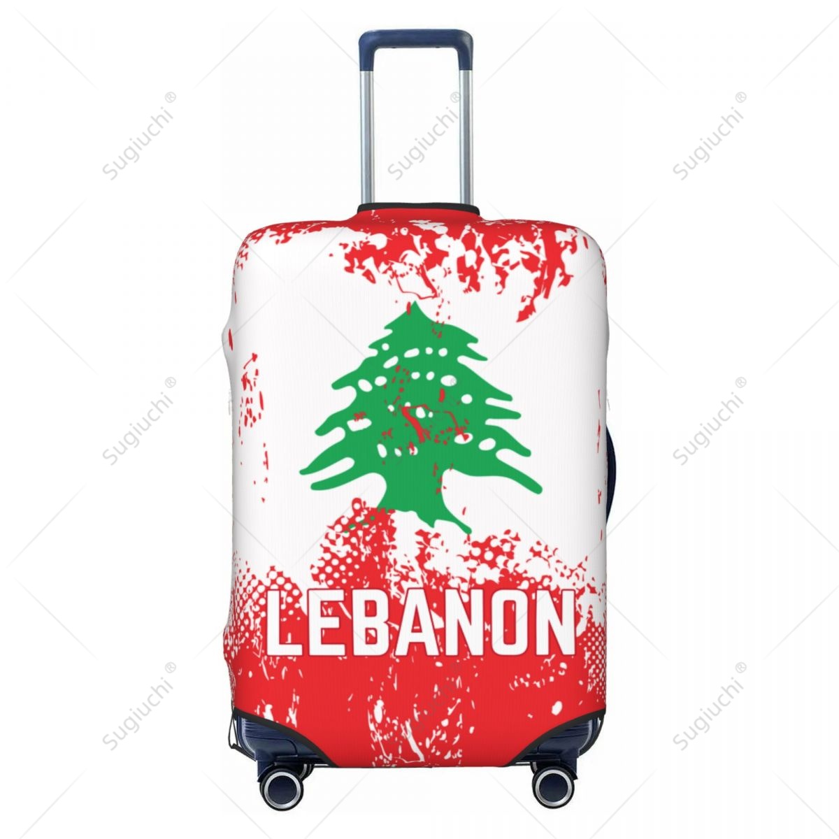 Lebanon Flag Luggage Cover Sui – Travel Accessories Lebanon recenzja i cena