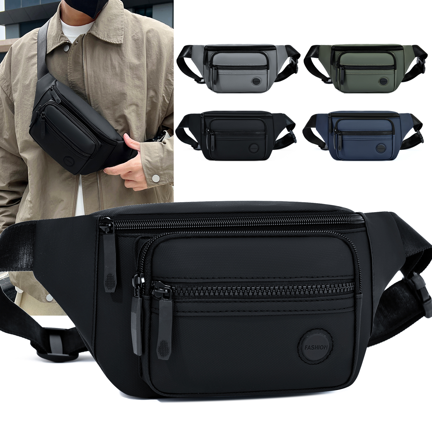 Unisex Waterproof Waist Bag Pa – Travel Accessories Tech recenzja i cena
