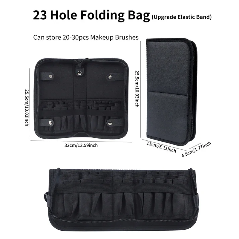 29/23 Holes Foldable Makeup Br – Travel Accessories Organizer Bag recenzja i cena