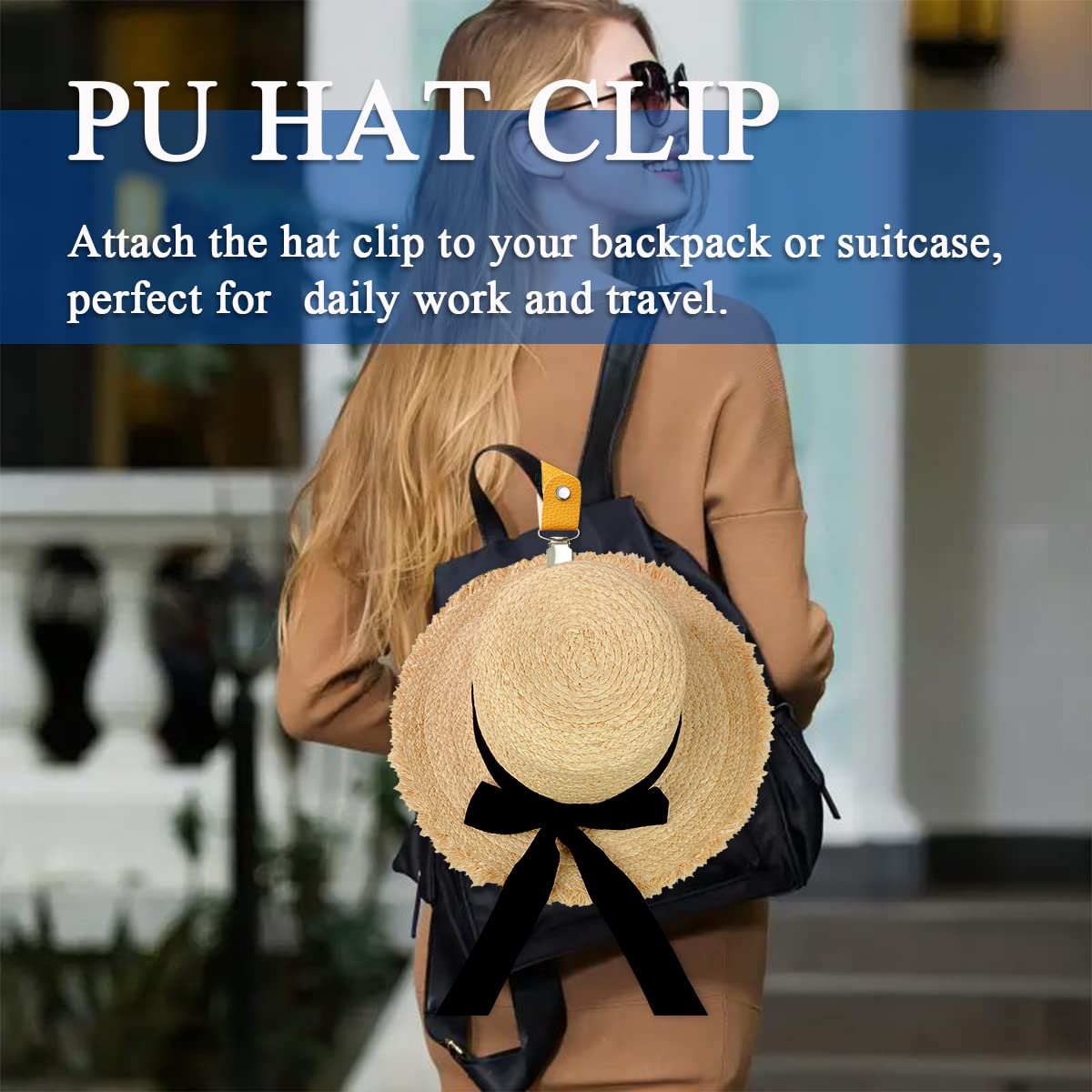 PU Leather Hat Clip for Travel – Travel Accessories Holder recenzja i cena
