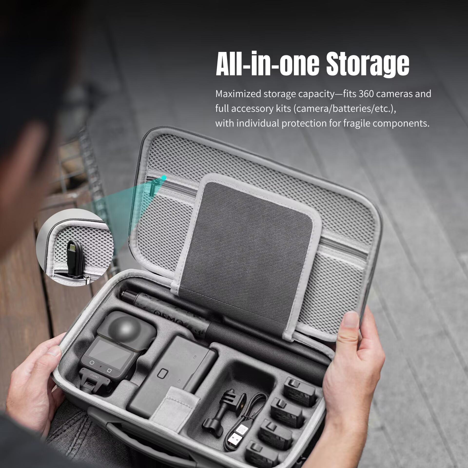STARTRC Storage Bag for DJI OS – Travel Accessories For Car recenzja i cena