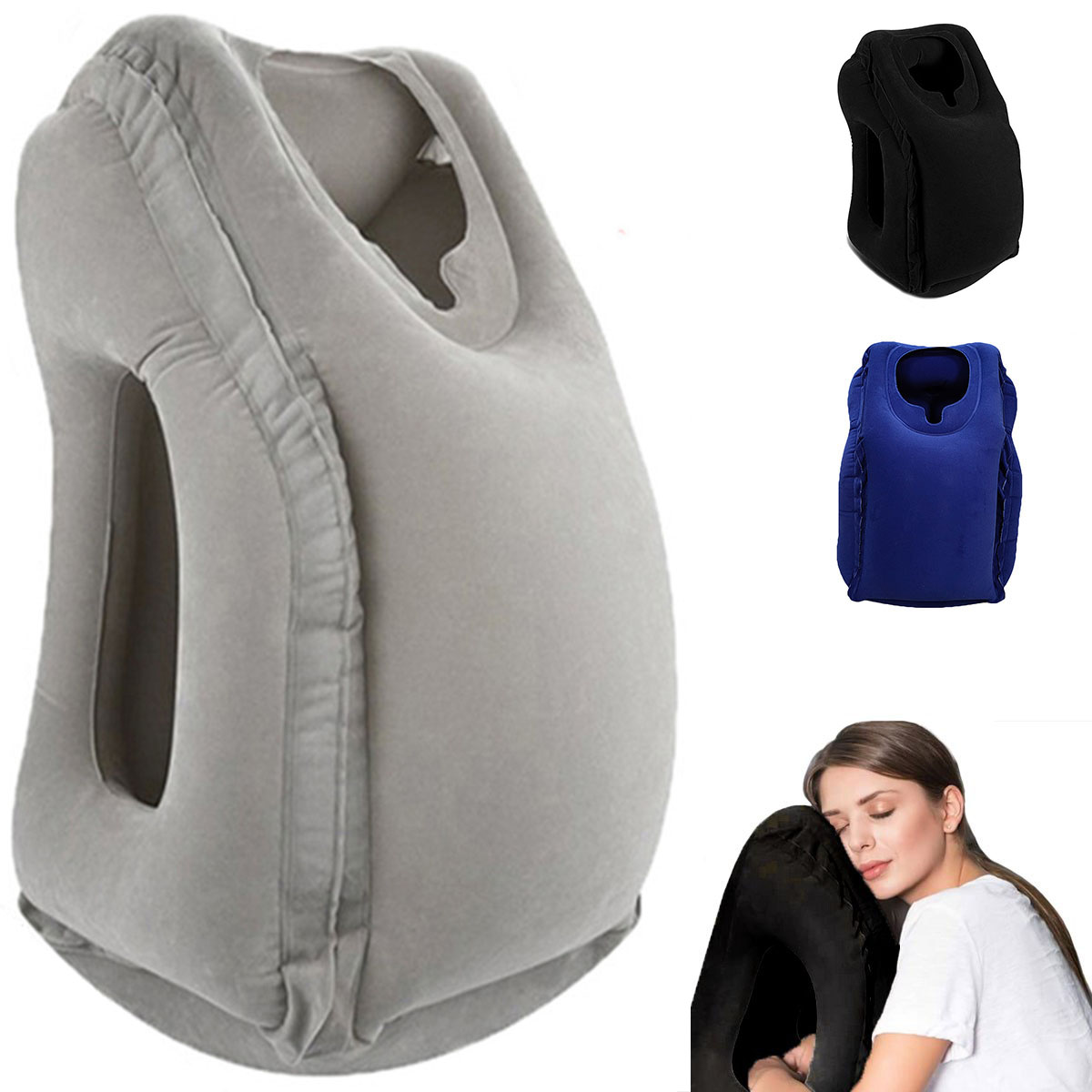 Inflatable Travel Pillow,Trave – Travel Accessories For Long Haul Flights recenzja i cena