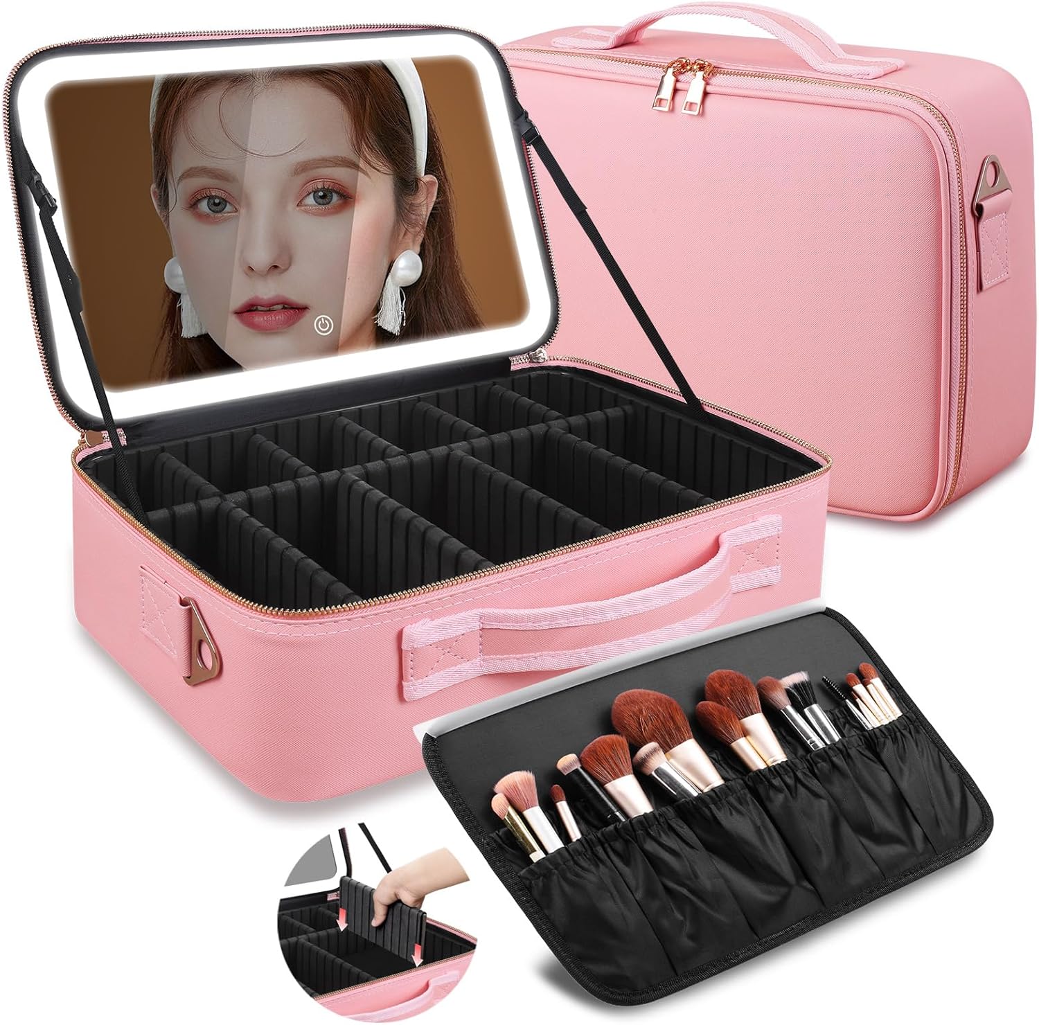 Large Capacity Makeup Bag 15'' – Travel Accessories Organizer Bag recenzja i cena